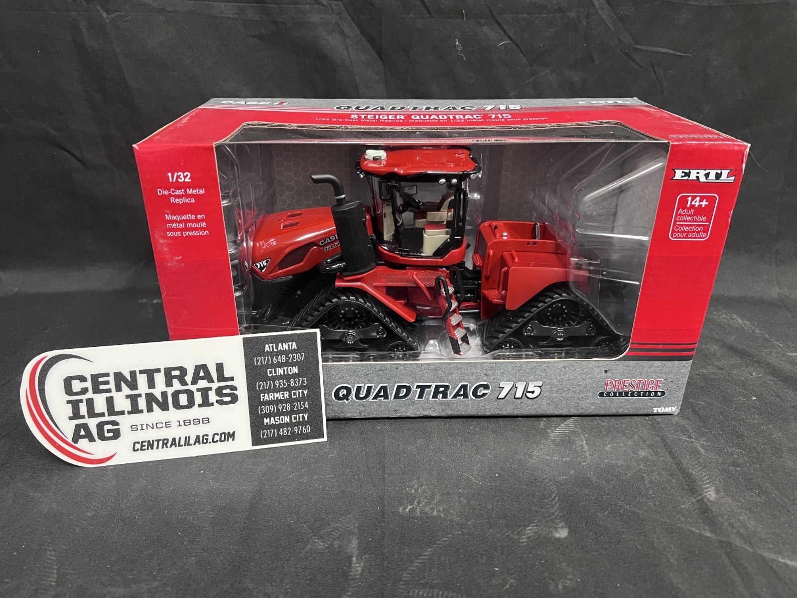 CASE IH QUADTRAC 715 1/32 SCALE DIE-CAST METAL REPLICA ZFN44404